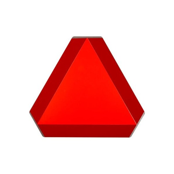 Brady Brady Slow Moving Vehicle Sign Reflective Steel, 16inW x 14inH 57894 - main